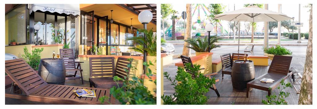 Hotel Mignon Riccione Fronte Mare Exterior foto